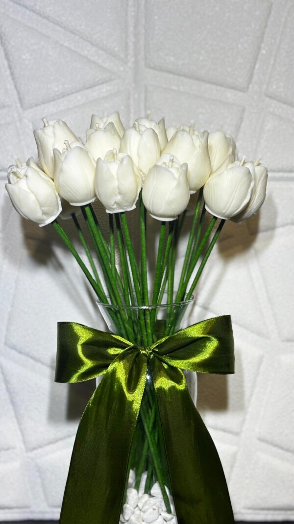 Velas de Tulipán Blanco